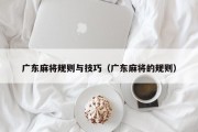 广东麻将规则与技巧（广东麻将的规则）